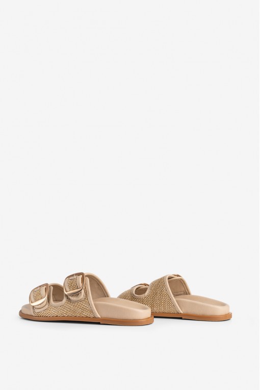 Шльопанці шкіряні жіночі Fidelitti