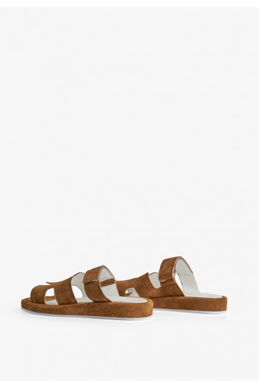 Шльопанці замшеві жіночі Fidelitti