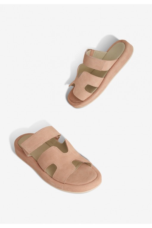 Шльопанці шкіряні жіночі Fidelitti