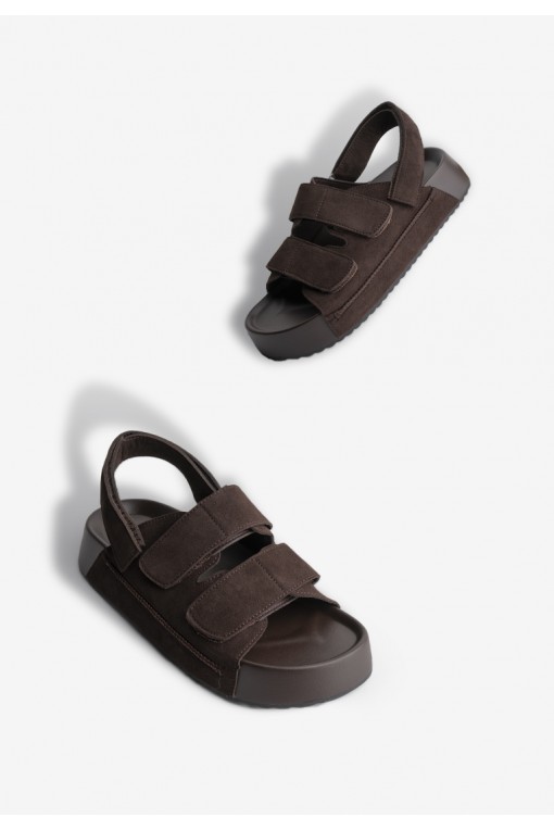 Босоніжки замшеві жіночі Fidelitti