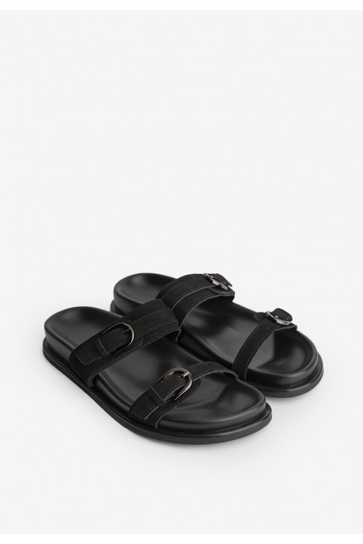 Шльопанці замшеві жіночі Fidelitti