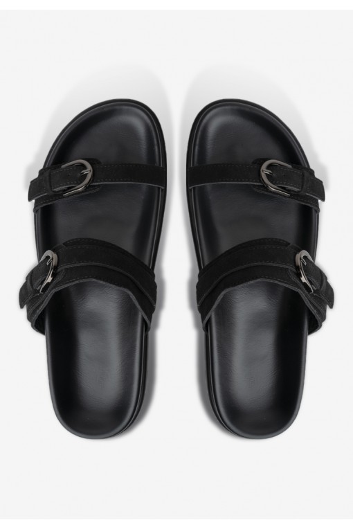 Шльопанці замшеві жіночі Fidelitti