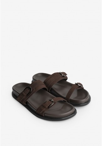 Шльопанці замшеві жіночі