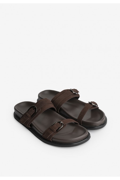 Шльопанці замшеві жіночі Fidelitti