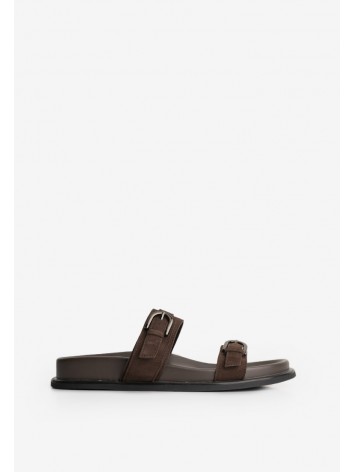 Шльопанці замшеві жіночі Fidelitti