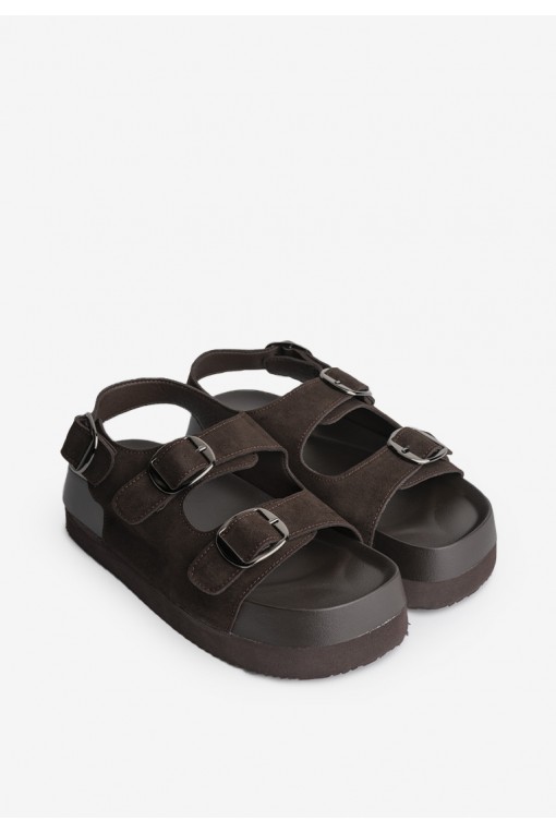 Босоніжки замшеві жіночі Fidelitti