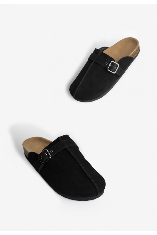 Клоги замшеві жіночі Fidelitti