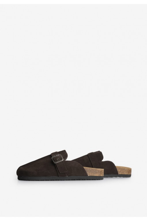 Клоги замшеві жіночі Fidelitti