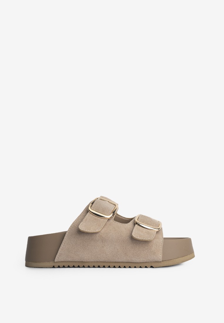 Шльопанці замшеві жіночі