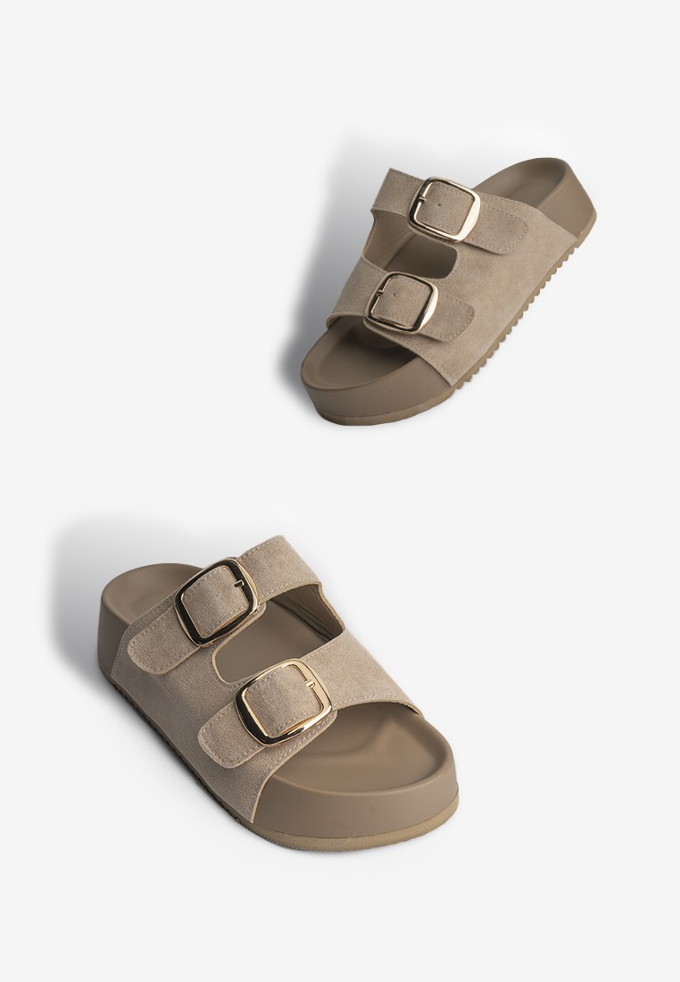 Шльопанці замшеві жіночі