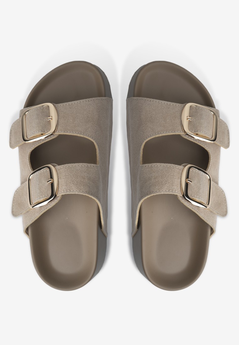 Шльопанці замшеві жіночі