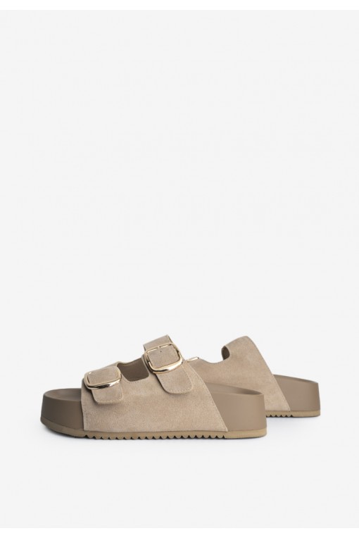 Шльопанці замшеві жіночі Fidelitti