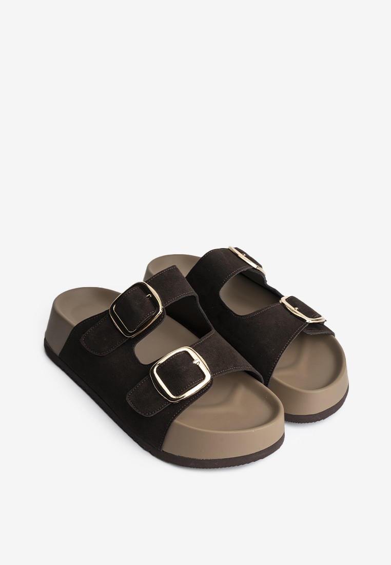 Шльопанці замшеві жіночі