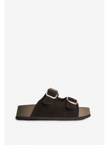 Шльопанці замшеві жіночі Fidelitti