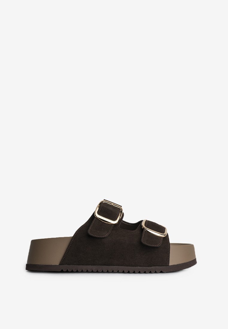 Шльопанці замшеві жіночі