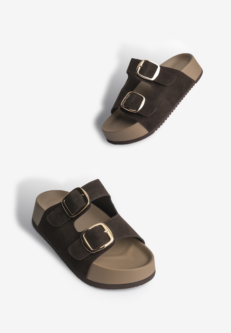 Шльопанці замшеві жіночі