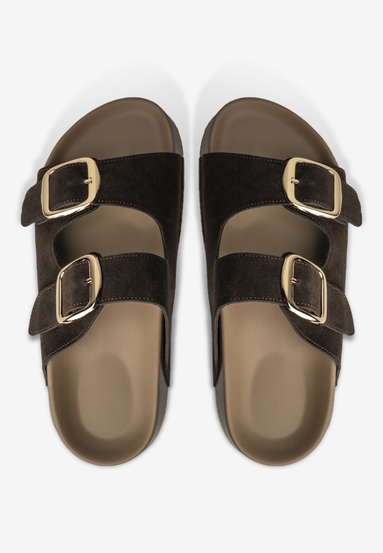 Шльопанці замшеві жіночі