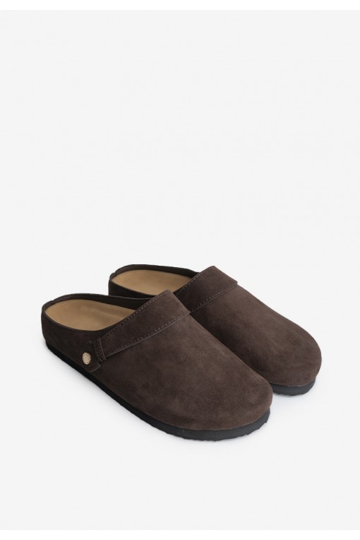 Клоги замшеві жіночі Fidelitti