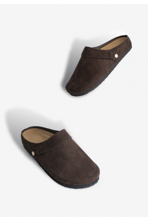 Клоги замшеві жіночі Fidelitti