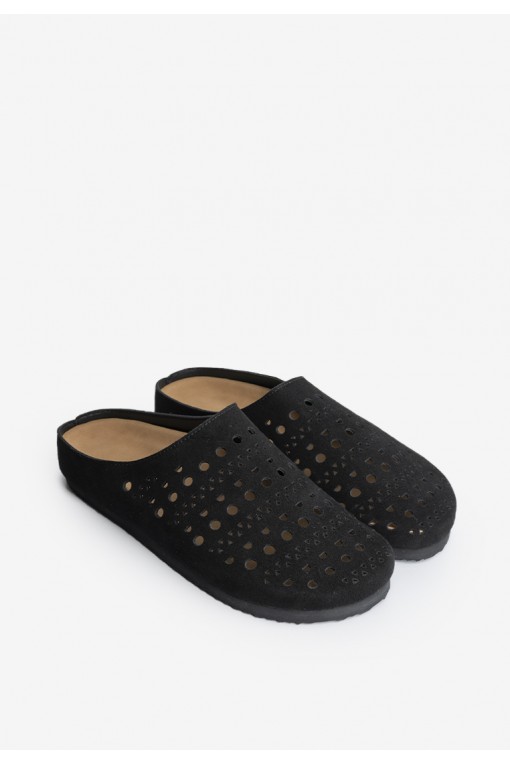 Клоги замшеві жіночі Fidelitti