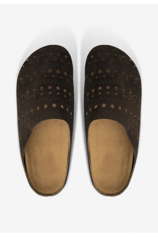 Клоги замшеві жіночі Fidelitti