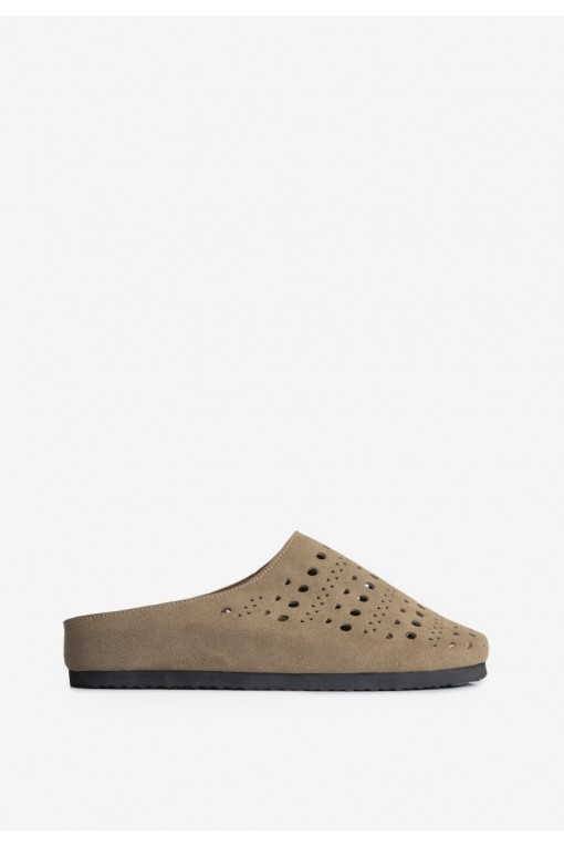 Клоги замшеві жіночі Fidelitti