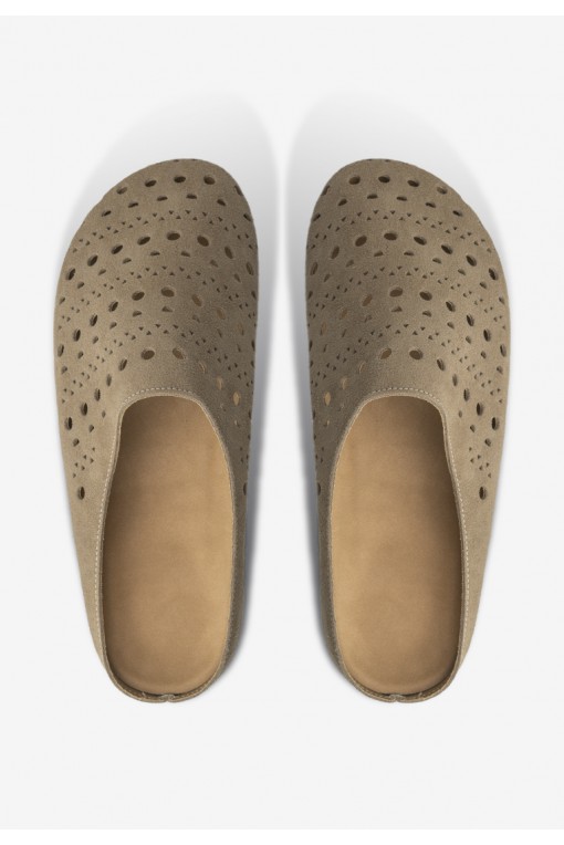 Клоги замшеві жіночі Fidelitti