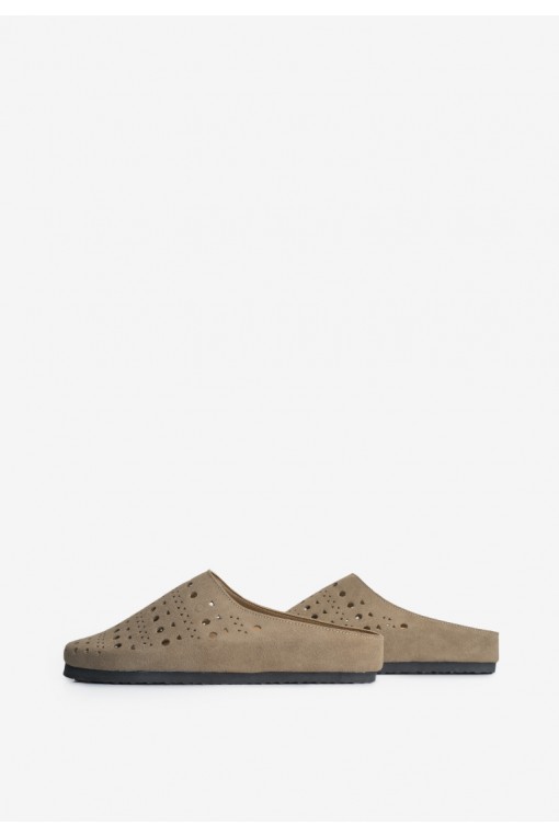 Клоги замшеві жіночі Fidelitti