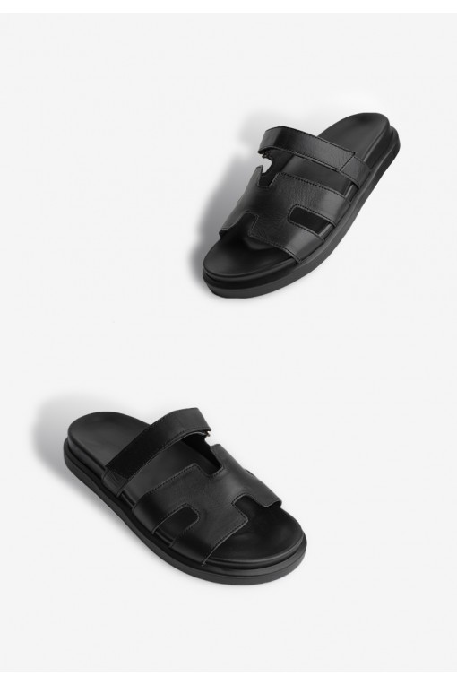 Шльопанці шкіряні жіночі Fidelitti