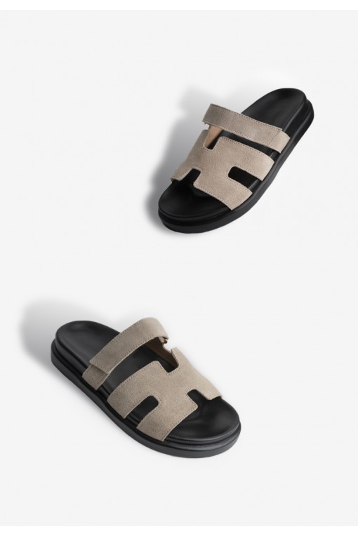 Шльопанці шкіряні жіночі Fidelitti