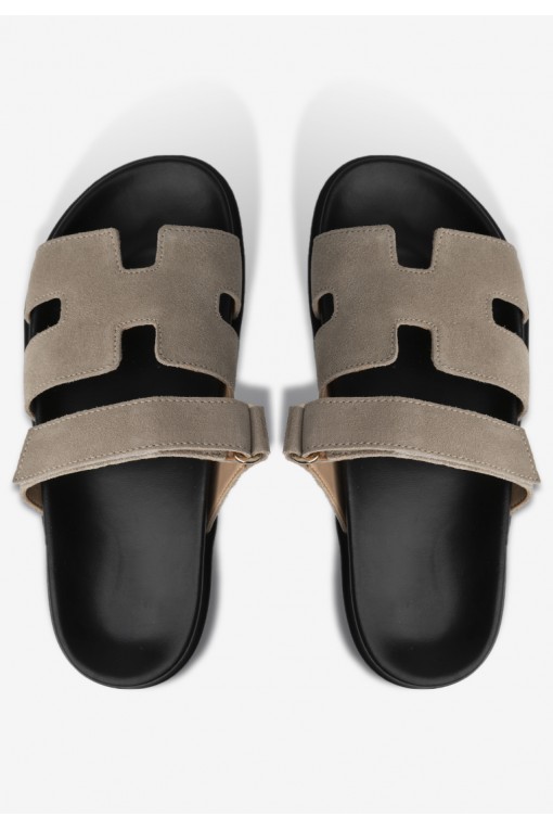 Шльопанці шкіряні жіночі Fidelitti