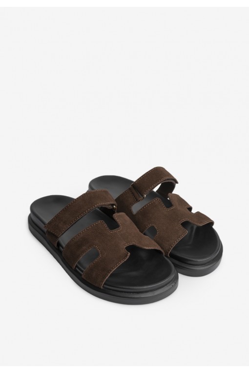 Шльопанці шкіряні жіночі Fidelitti