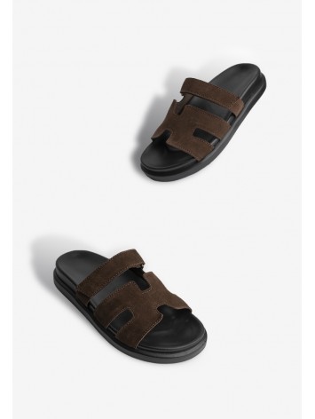 Шльопанці шкіряні жіночі Fidelitti