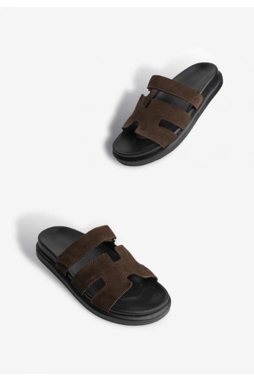 Шльопанці шкіряні жіночі Fidelitti