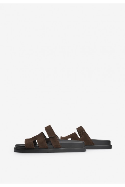 Шльопанці шкіряні жіночі Fidelitti