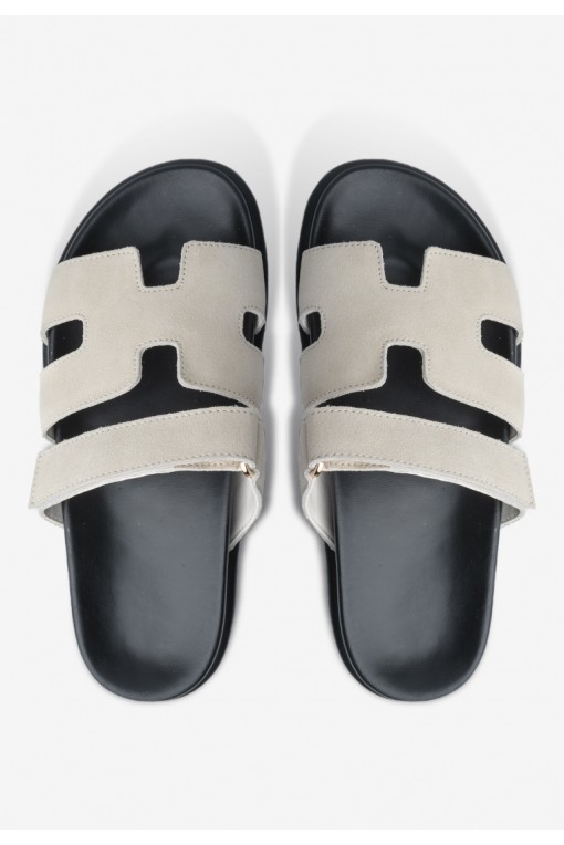 Шльопанці шкіряні жіночі Fidelitti