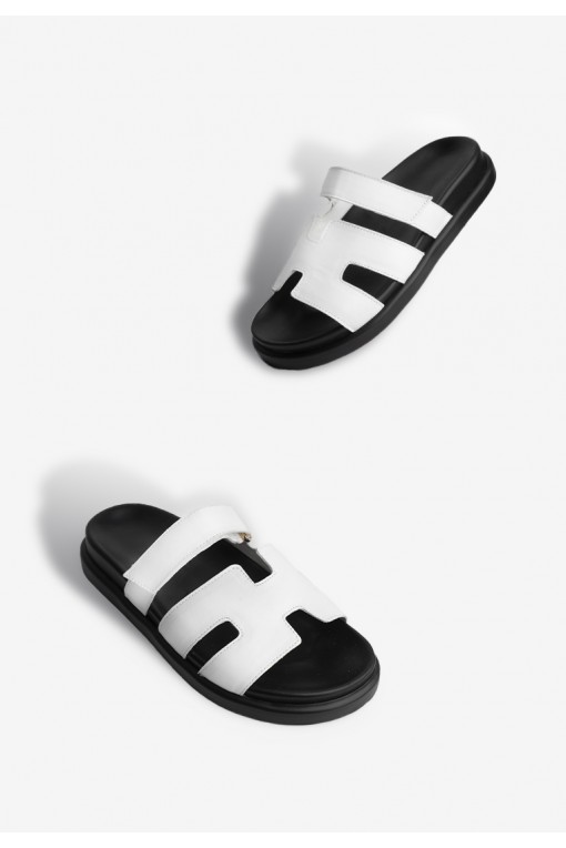 Шльопанці шкіряні жіночі Fidelitti