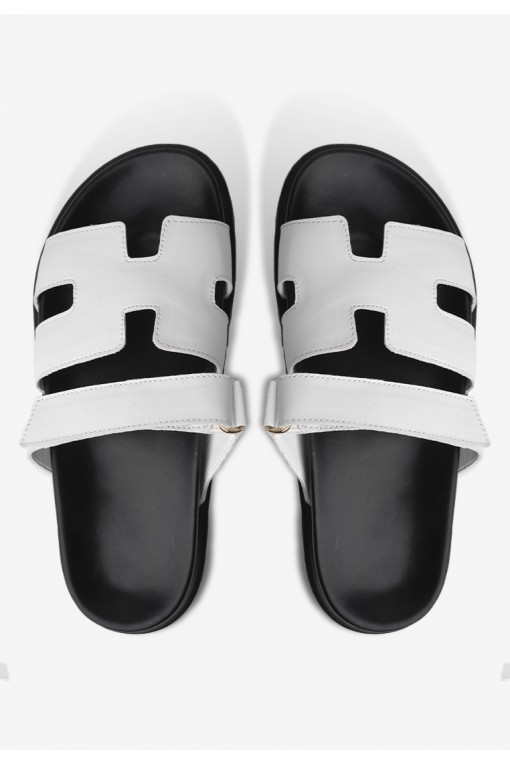 Шльопанці шкіряні жіночі Fidelitti