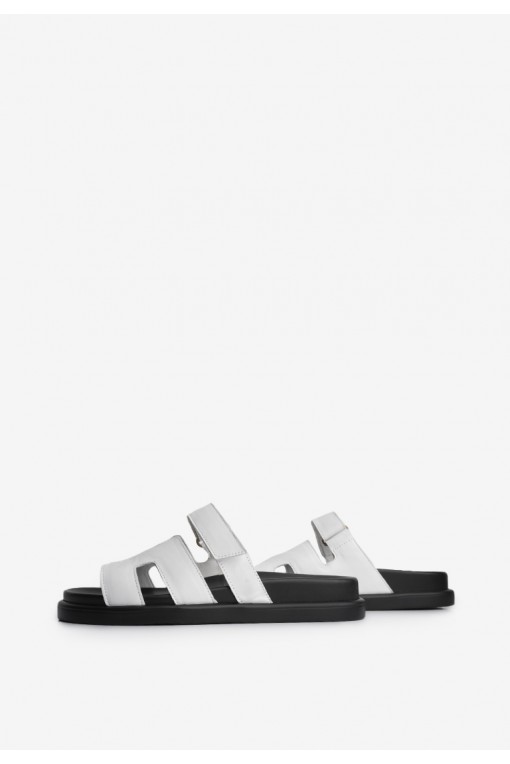 Шльопанці шкіряні жіночі Fidelitti