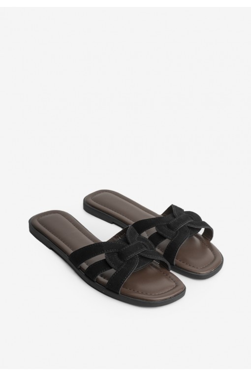 Шльопанці шкіряні жіночі Fidelitti