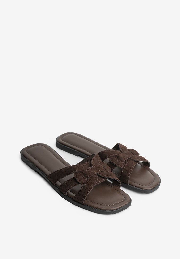 Шльопанці шкіряні жіночі