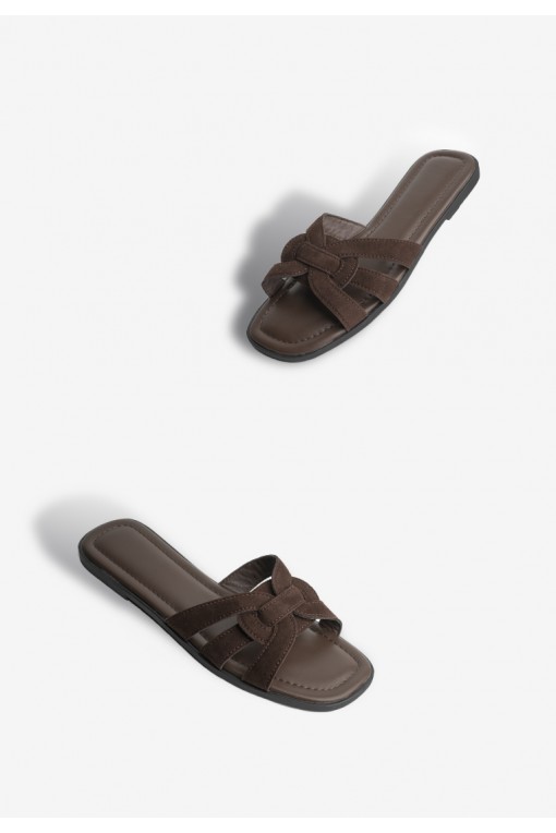 Шльопанці шкіряні жіночі Fidelitti