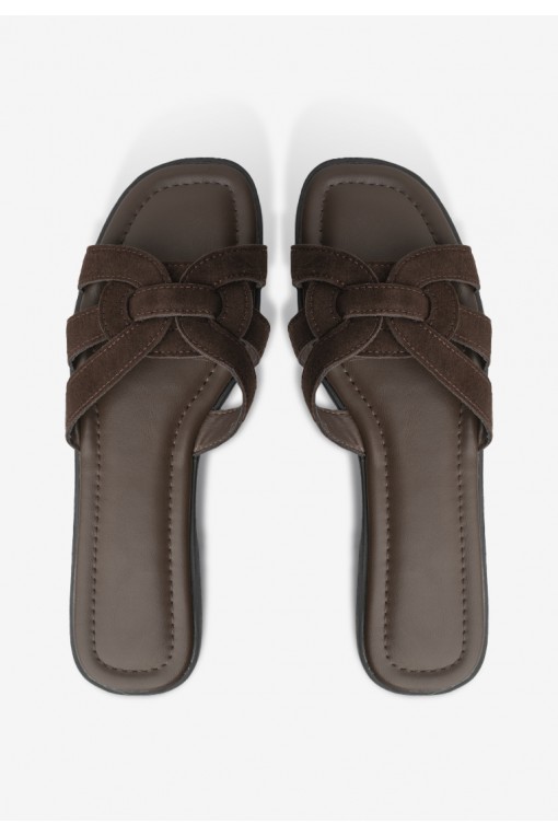 Шльопанці шкіряні жіночі Fidelitti