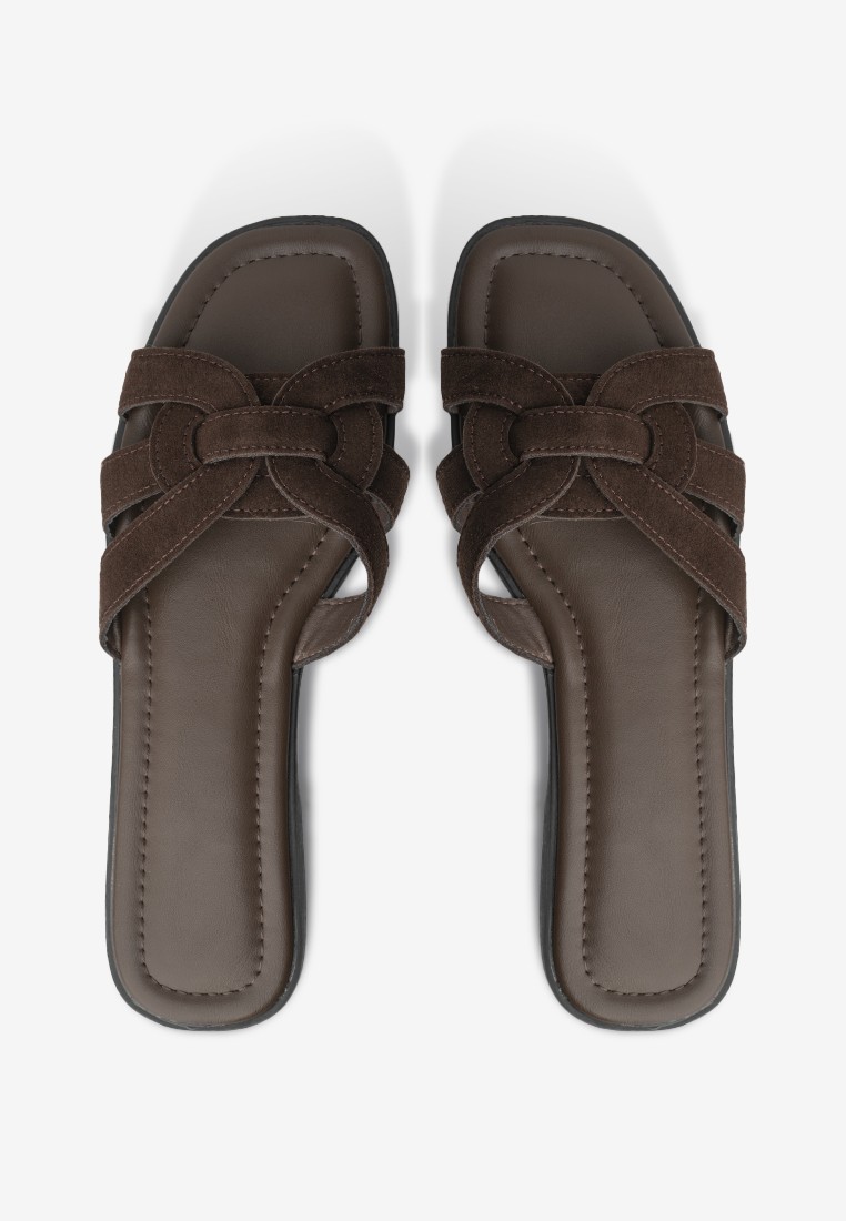 Шльопанці шкіряні жіночі