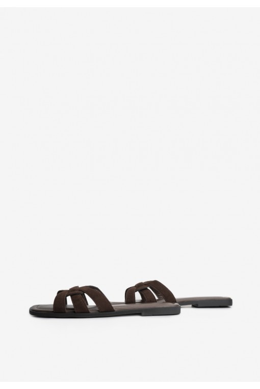 Шльопанці шкіряні жіночі Fidelitti